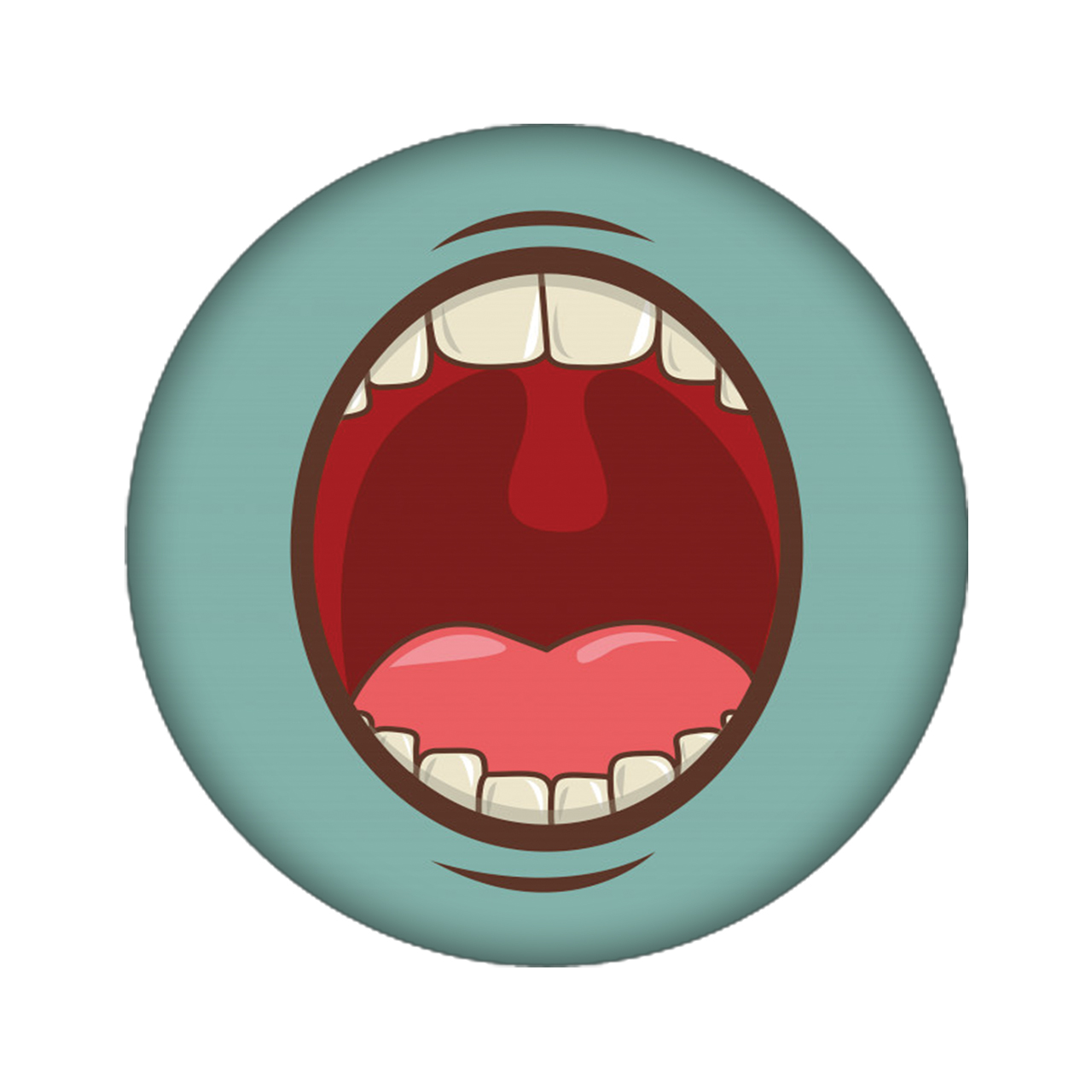 زیر لیوانی مدل دهان کد 693