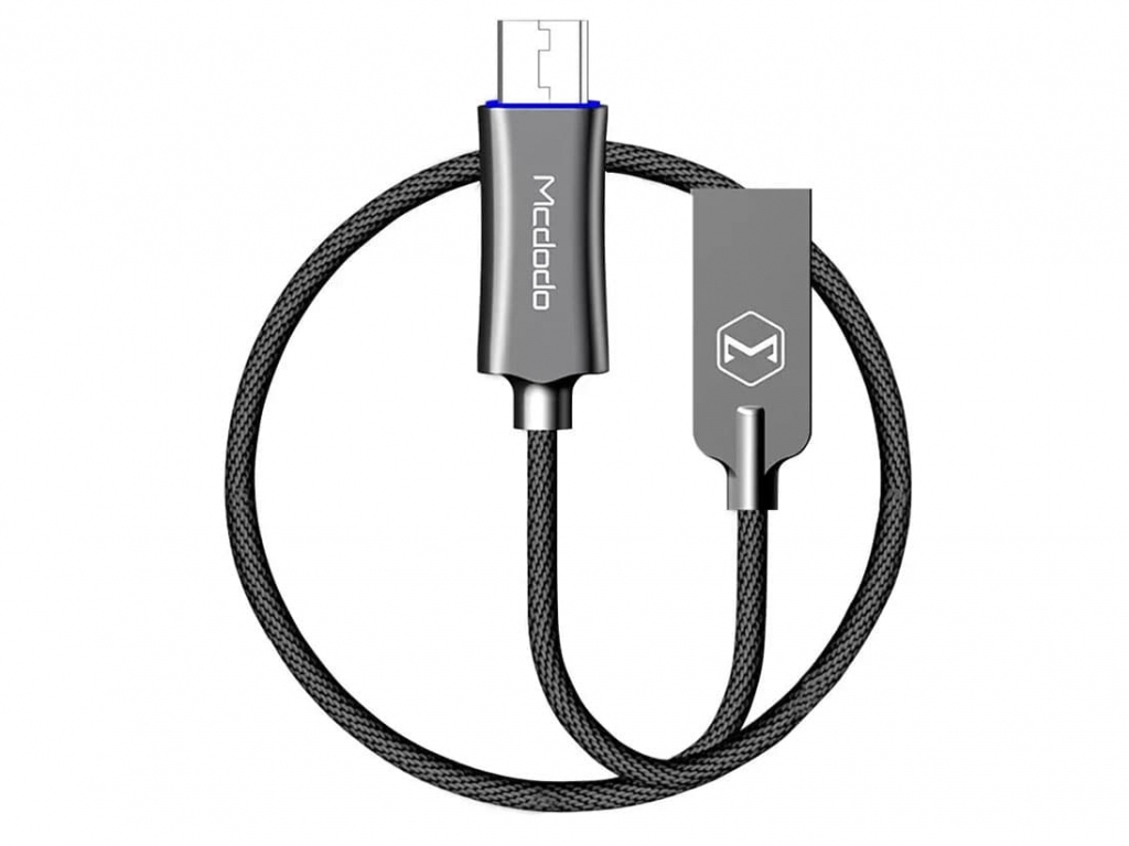 کابل شارژ سریع و انتقال داده میکرو‌یو‌اس‌‌بی یک متری مک دودو Mcdodo Knight Series MicroUSB Cable CA-2892