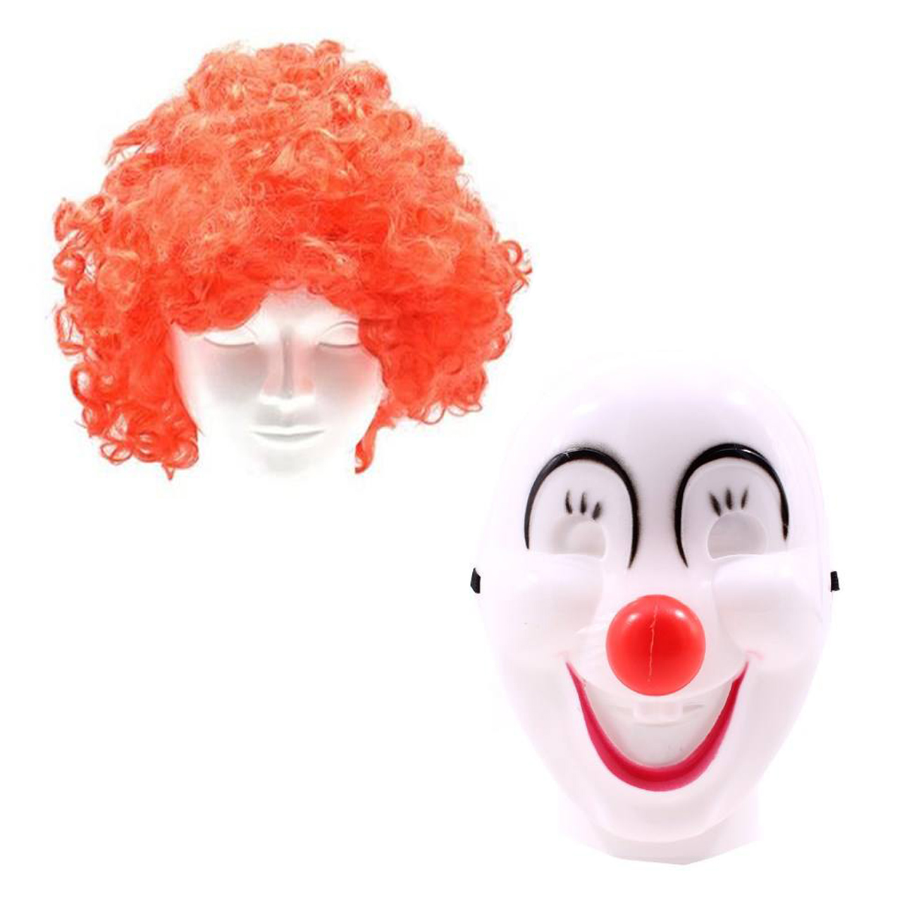 ست ماسک و کلاگیس طرح دلقک مدل DSK.MK