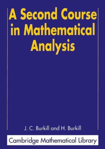 خرید و دانلود نسخه کامل کتاب A Second Course in Mathematical Analysis