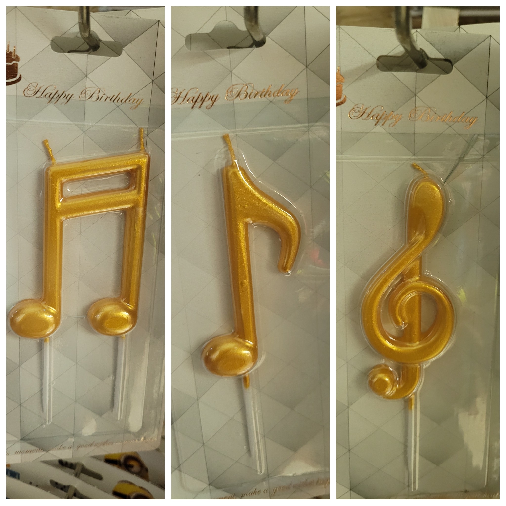 شمع طرح نت موسیقی سه مدل مختلف سه رنگ متفاوت کیفیت عالی