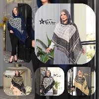 شال نخ پنبه باربری برند KTN شیک و جذاب کد 9374