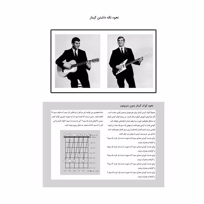 کتاب متد استاندارد گیتار آموزش مقدماتی گیتار پاپ اثر دیک بنت انتشارات پنج خط جلد 1