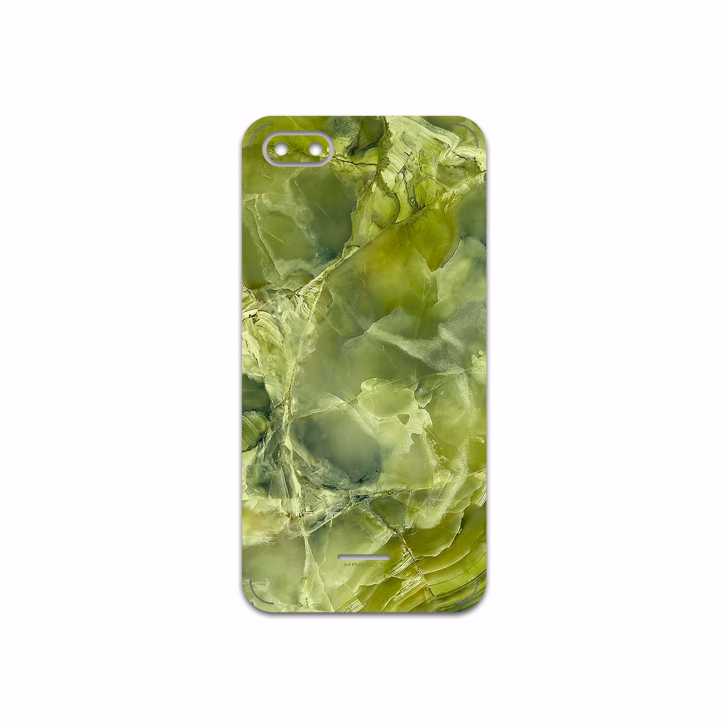 برچسب پوششی ماهوت مدل Green Crystal Marble مناسب برای گوشی موبایل شیائومی Redmi 6A