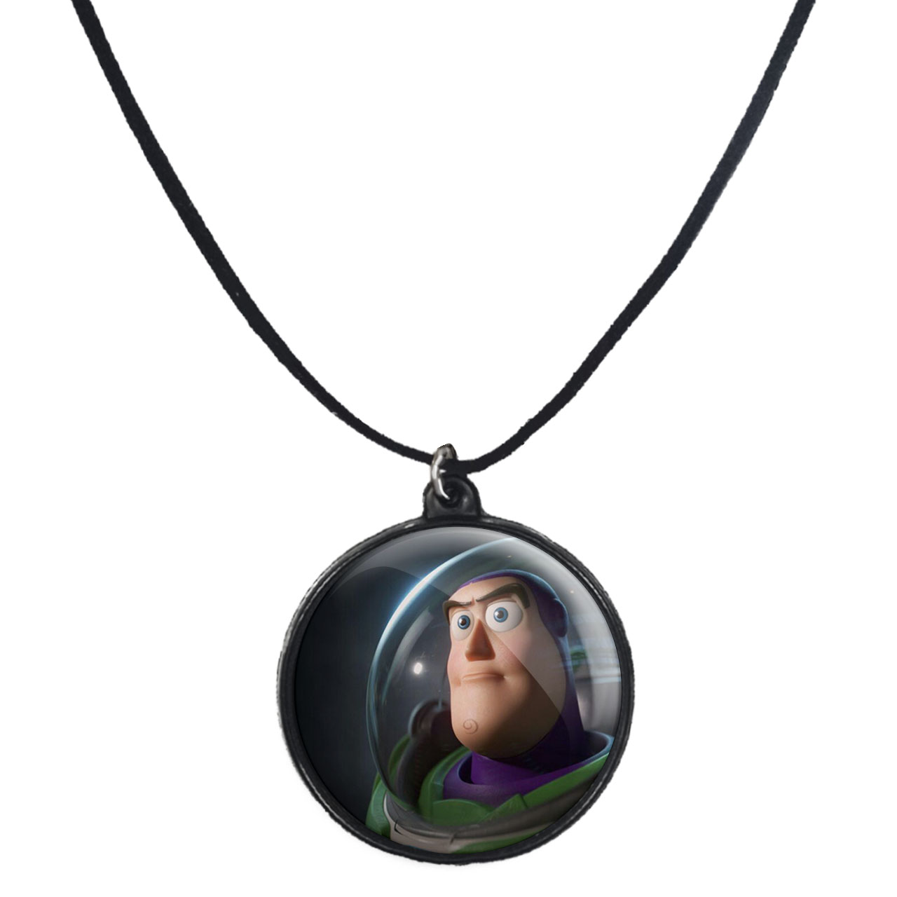 گردنبند پرمانه طرح buzz lightyear کد pmb.26386مدل دو طرفه