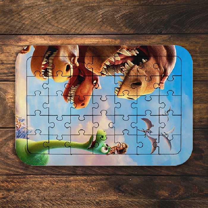 پازل 35 تکه طرح انیمیشن دایناسور خوب مدل NI1360 