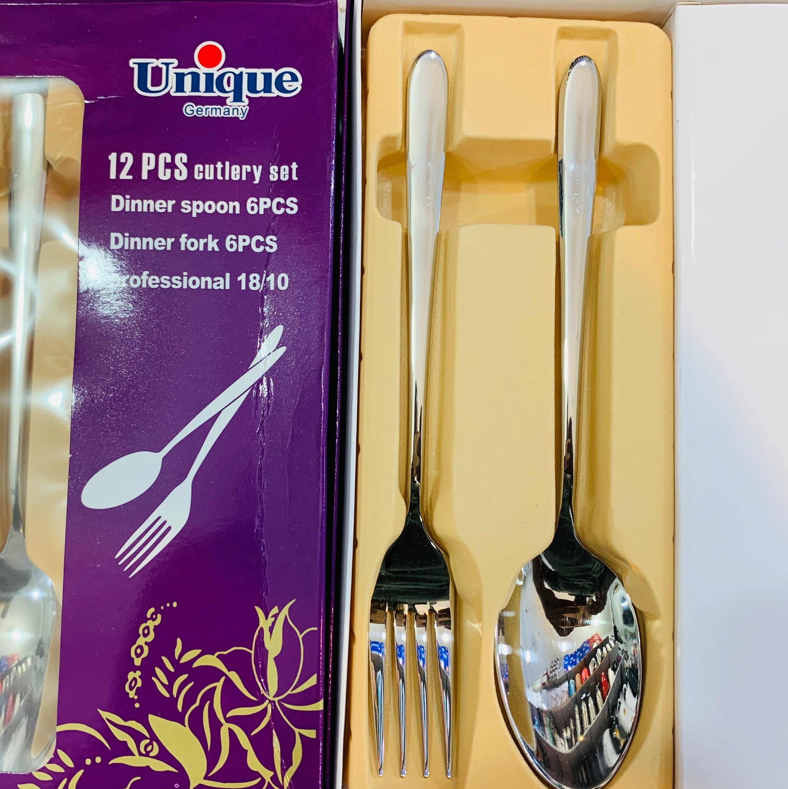 قاشق وچنگال یونیک