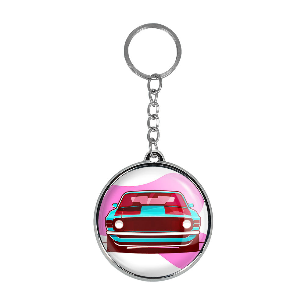 جاکلیدی خندالو طرح ماشین کلاسیک مدل دو طرفه کد 1035710352