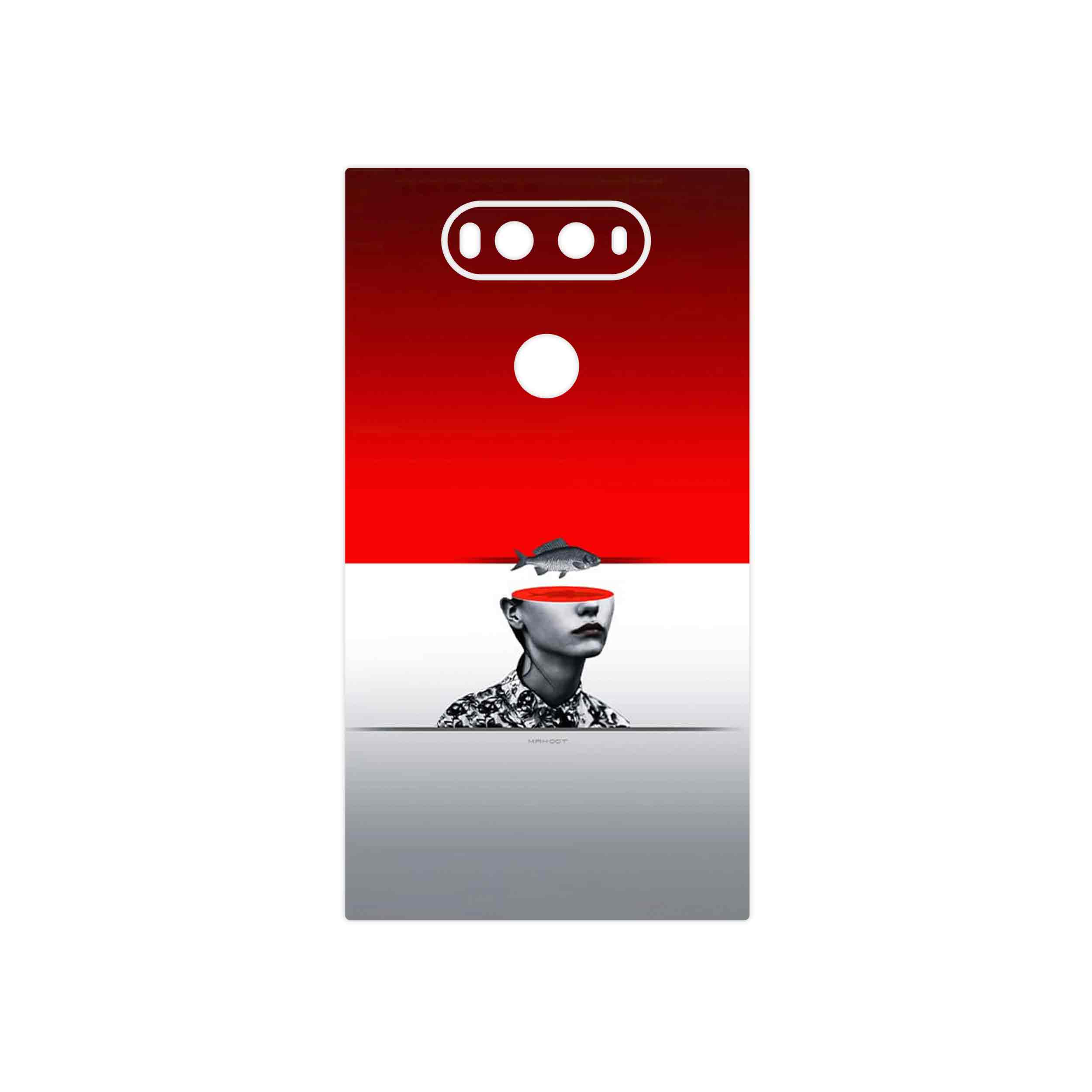 برچسب پوششی ماهوت مدل Collage of surreal Portrait of Women 1 مناسب برای گوشی موبایل ال جی V20