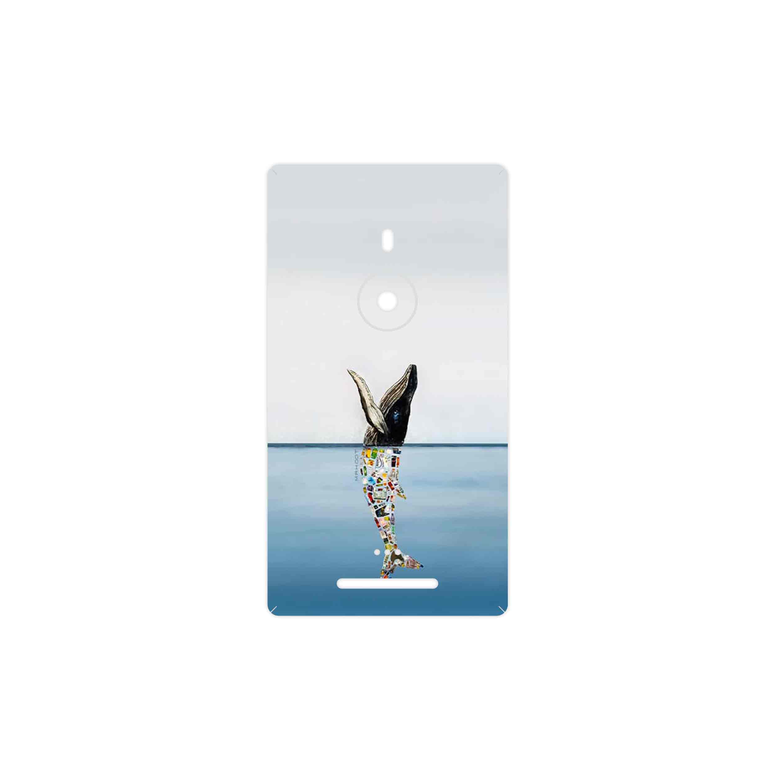برچسب پوششی ماهوت مدل Collage of Sea Trash مناسب برای گوشی موبایل نوکیا Lumia 925