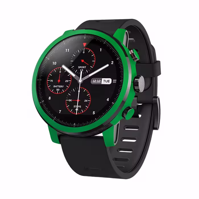 برچسب ماهوت طرح Matte Green مناسب برای ساعت هوشمند شیایومی Amazfit Stratos