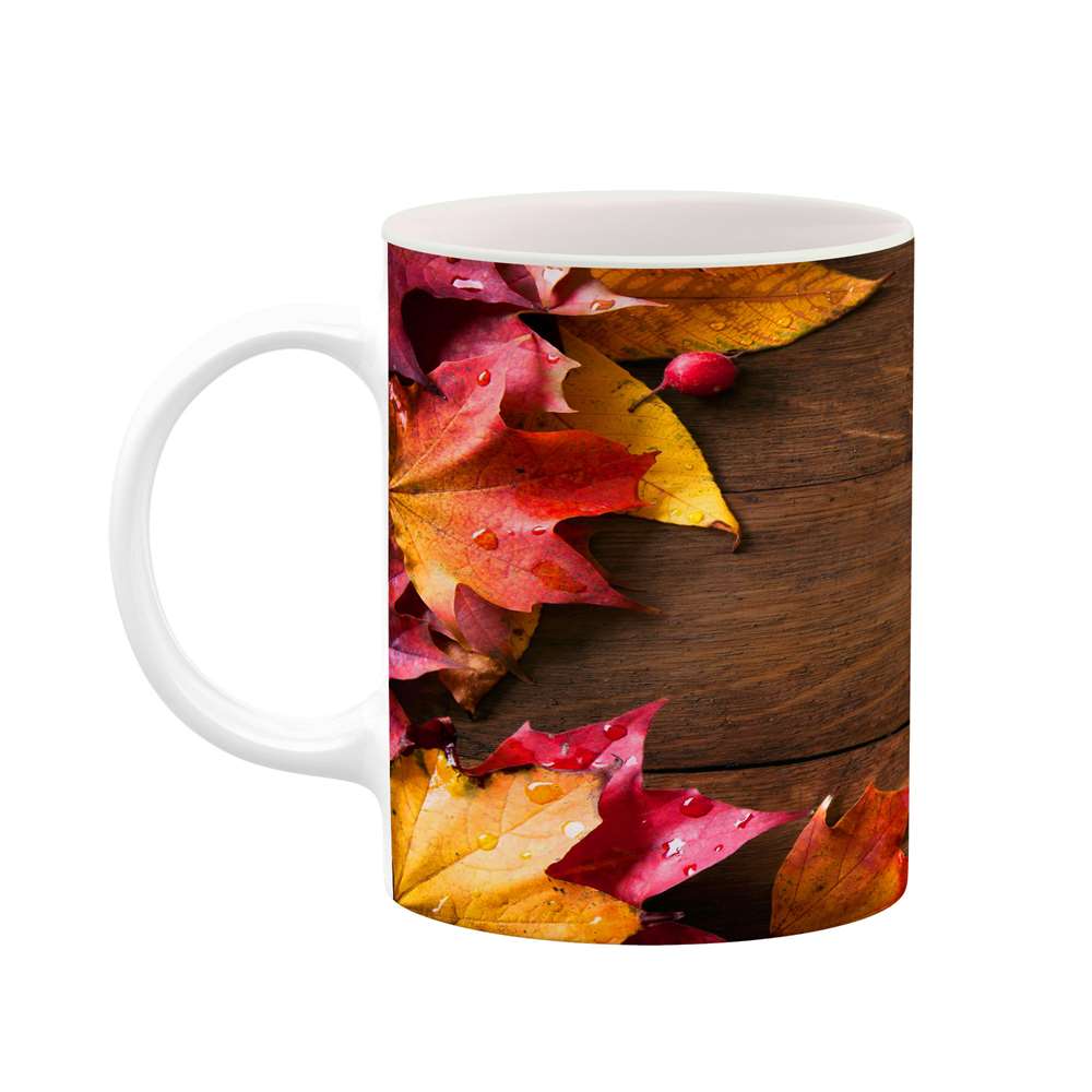 ماگ کاکتی طرح منظره پاییزی مدل mgh18558