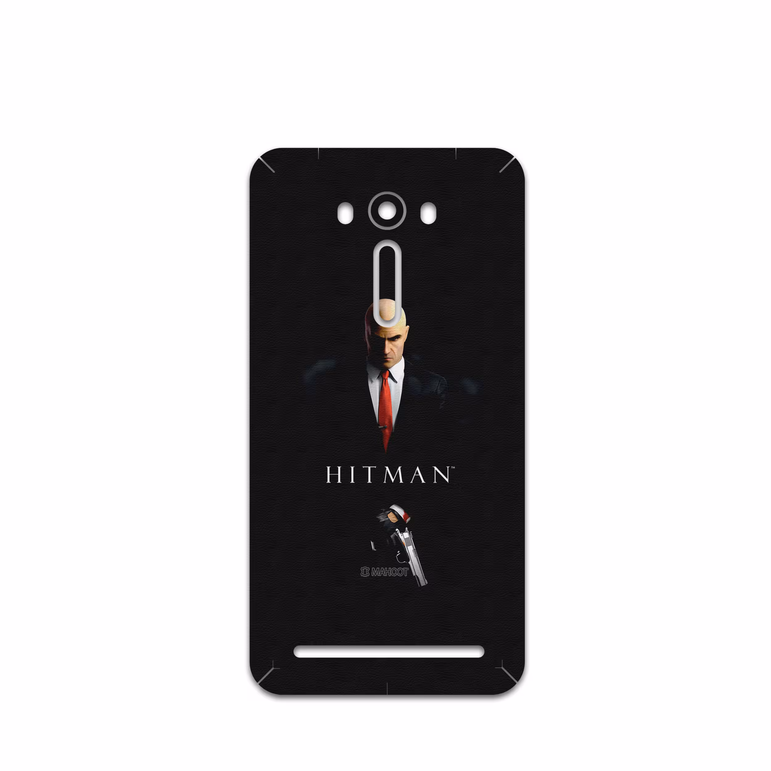 برچسب پوششی ماهوت مدل HITMAN-Game مناسب برای گوشی موبایل ایسوس Zenfone 2 Laser