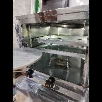 تنور فر گازی استیل با کیفیت دو سینی دو شعله پایه دار با کارتون پیچ و بسته بندی محکم(ارسال رایگان)