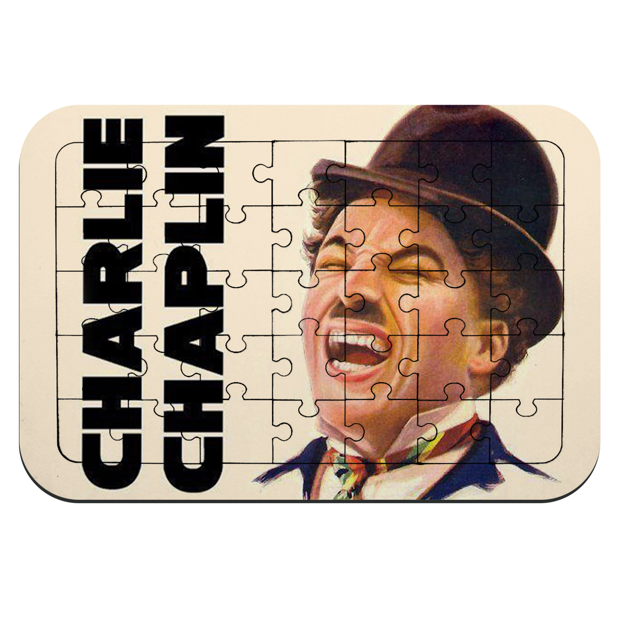 پازل 35 تکه طرح چارلی چاپلین مدل NI1478 