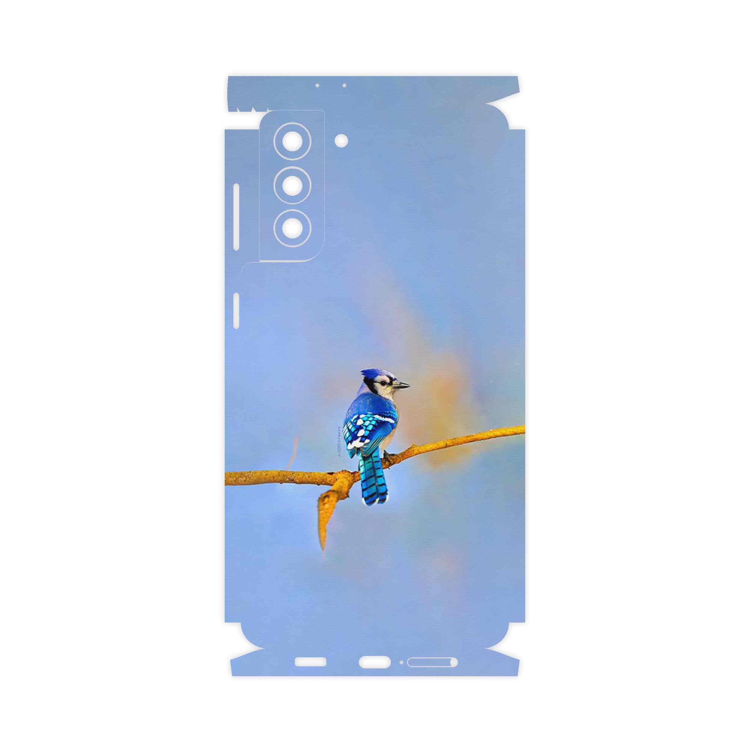 برچسب پوششی ماهوت مدل Cyanocitta cristata-FullSkin مناسب برای گوشی موبایل سامسونگ Galaxy S21 Plus 5G