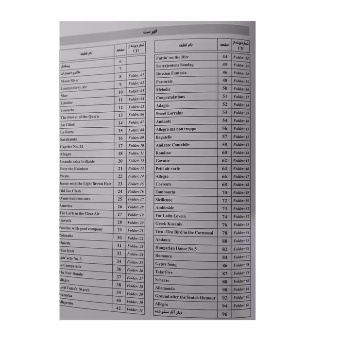 کتاب کهکشان ویولن برگزیده از قطعات جاودانه کلاسیک و فولکلور سراسر دنیا اثر بهزاد عصاره پور انتشارات هستان