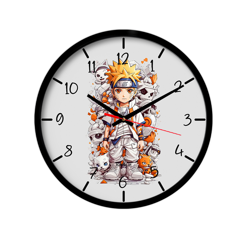 ساعت‌ دیواری رومیزی راویتا طرح ناروتو کد 3484