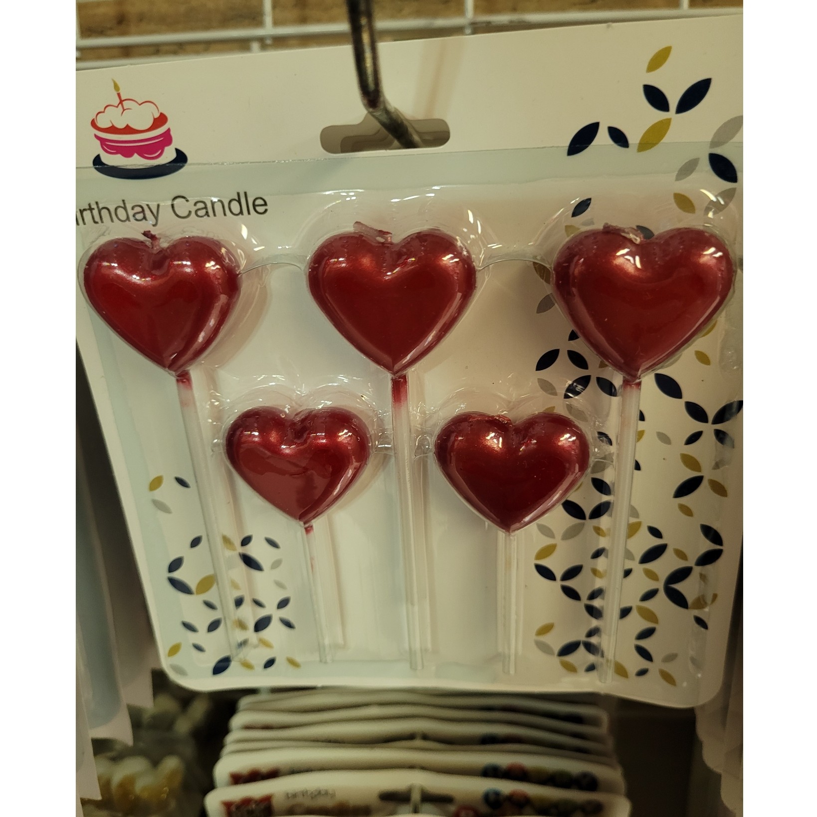 شمع قلبی  بدون اکلیل بسیار زیبا و دارای 5 رنگ متنوع