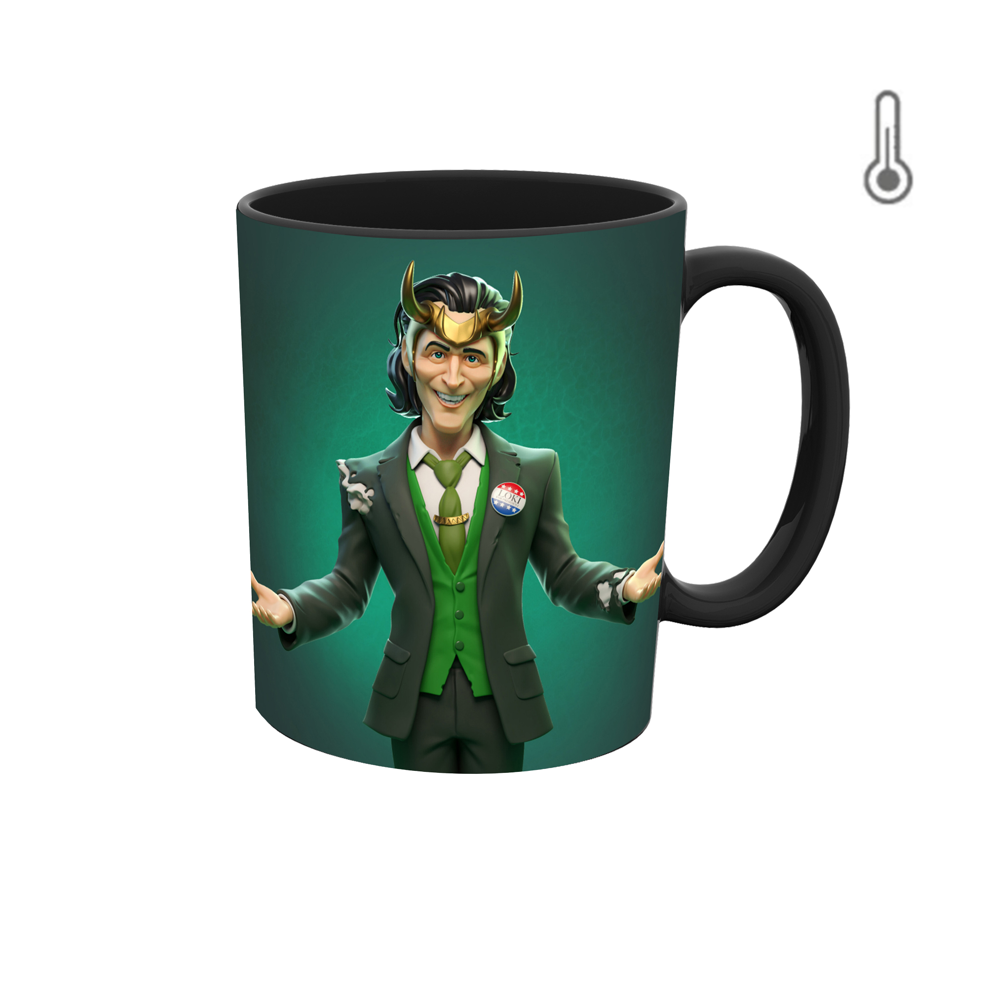 ماگ حرارتی طرح گرافیکی لوکی مارول 