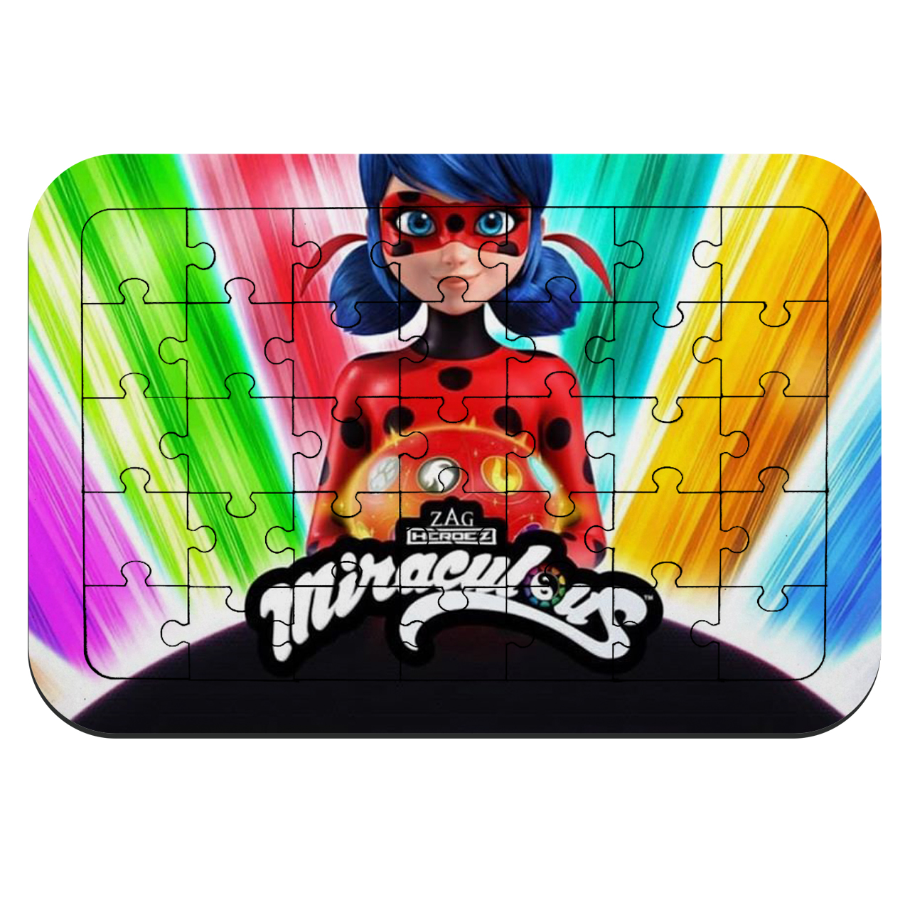 پازل 35 تکه طرح دختر کفشدوزکی مدل NI1211 