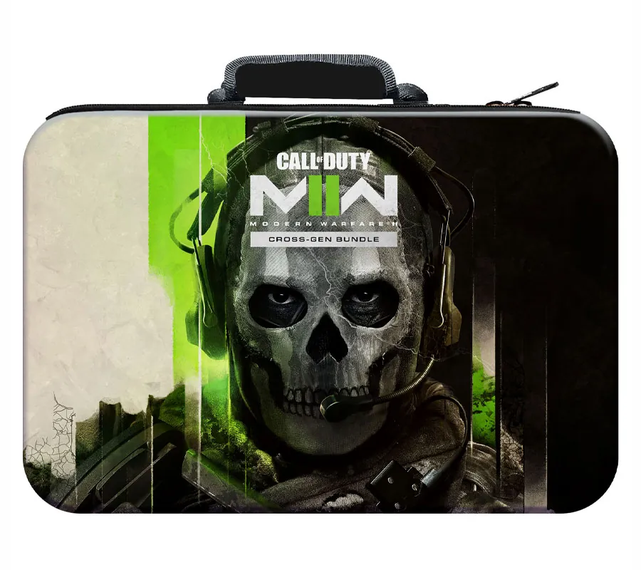 کیف حمل کنسول PS5 slim طرح  call of duty