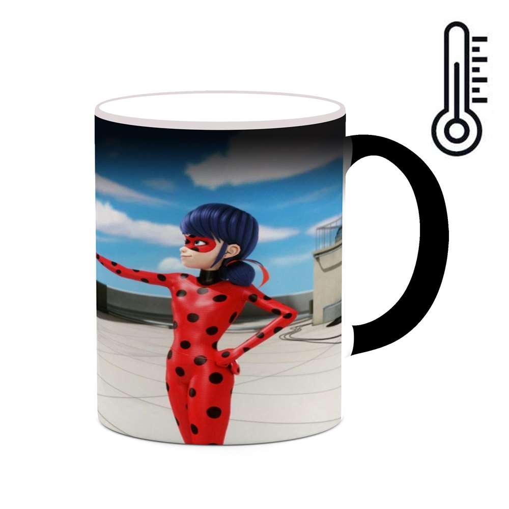 ماگ حرارتی کاکتی طرح کارتون Miraculous مدل mgh22878