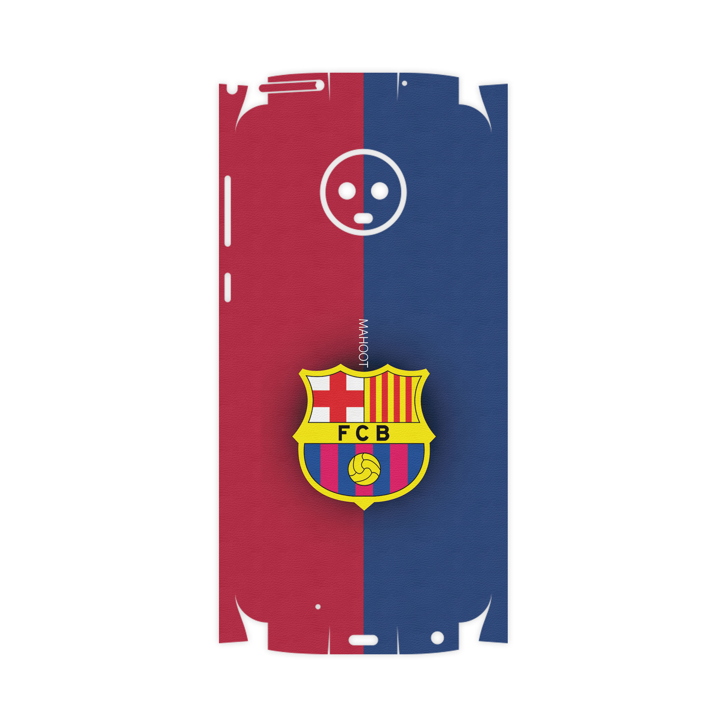 برچسب پوششی ماهوت مدل BARCELONA-FC-FullSkin مناسب برای گوشی موبایل موتورولا Moto G6