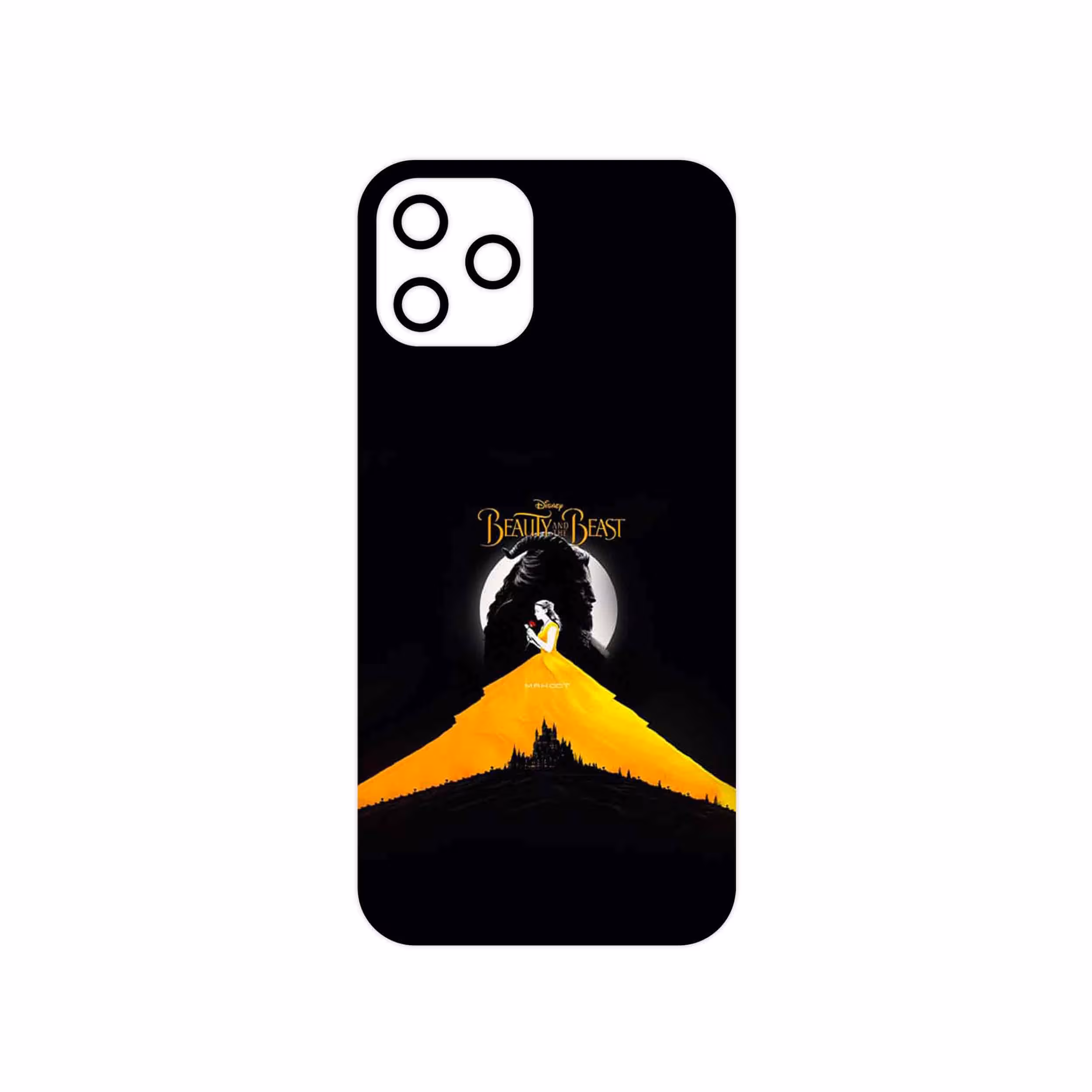 برچسب پوششی ماهوت مدل Beauty and the Beast مناسب برای گوشی موبایل اپل iPhone 12 Pro