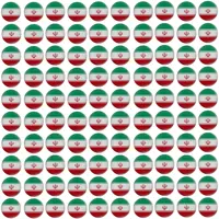 پیکسل مدل پرچم کشور جمهوری اسلامی ایران کد S5-100 مجموعه 100 عددی