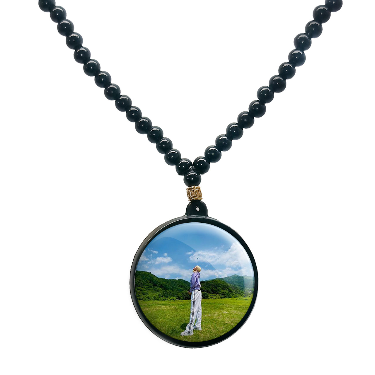 گردنبند پرمانه طرح تو ایس کد pmd.19592 مدل دو طرفه