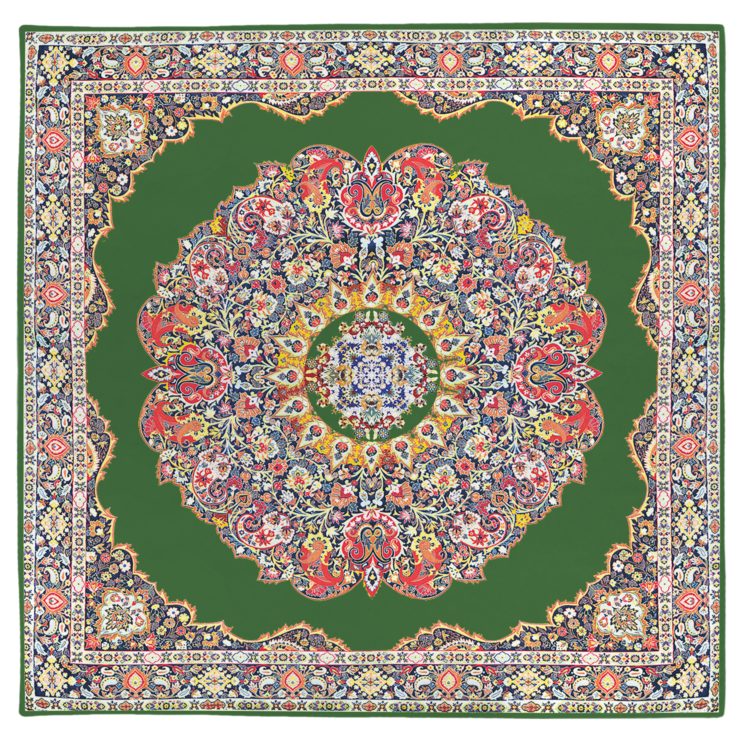 رومیزی مدل سنتی طرح بته جقه کد 1400GR