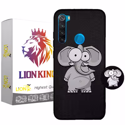 کاور لاین کینگ مدل Fil مناسب برای گوشی موبایل شیایومی Redmi Note 8 به همراه پایه نگهدارنده