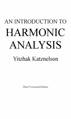 خرید و دانلود نسخه کامل کتاب An introduction to harmonic analysis