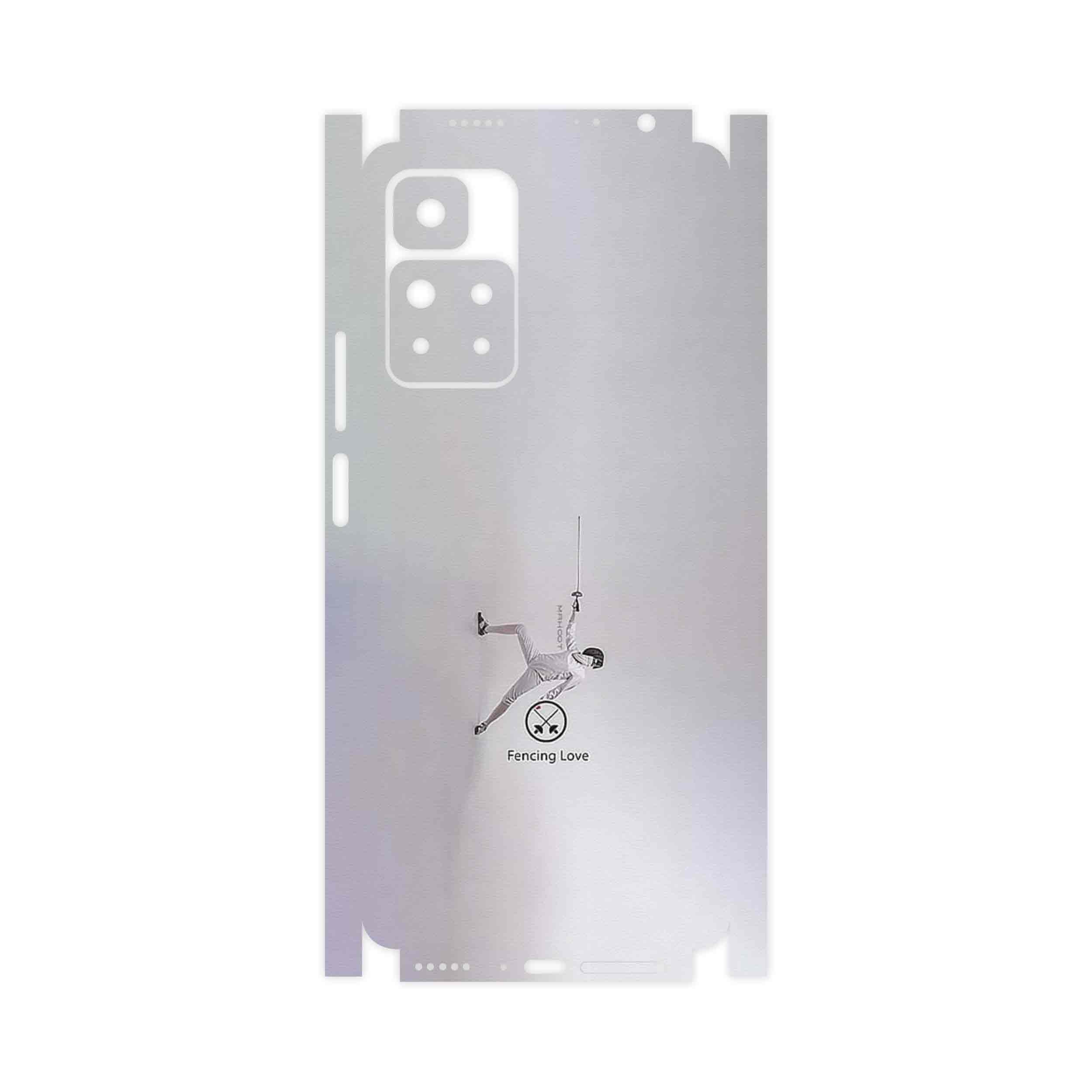 برچسب پوششی ماهوت مدل Fencing-FullSkin مناسب برای گوشی موبایل شیائومی Redmi Note 11 Pro Plus 5G