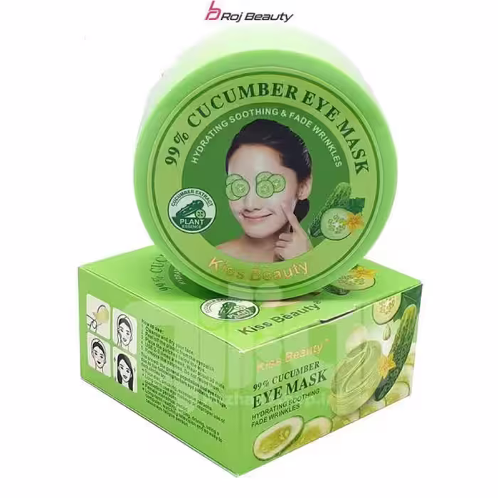 ماسک زیرچشم خیار 60 عددی کیس بیوتی KISSBeauty 90٪خیار