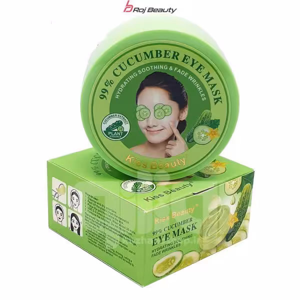 ماسک زیرچشم خیار 60 عددی کیس بیوتی KISSBeauty 90٪خیار
