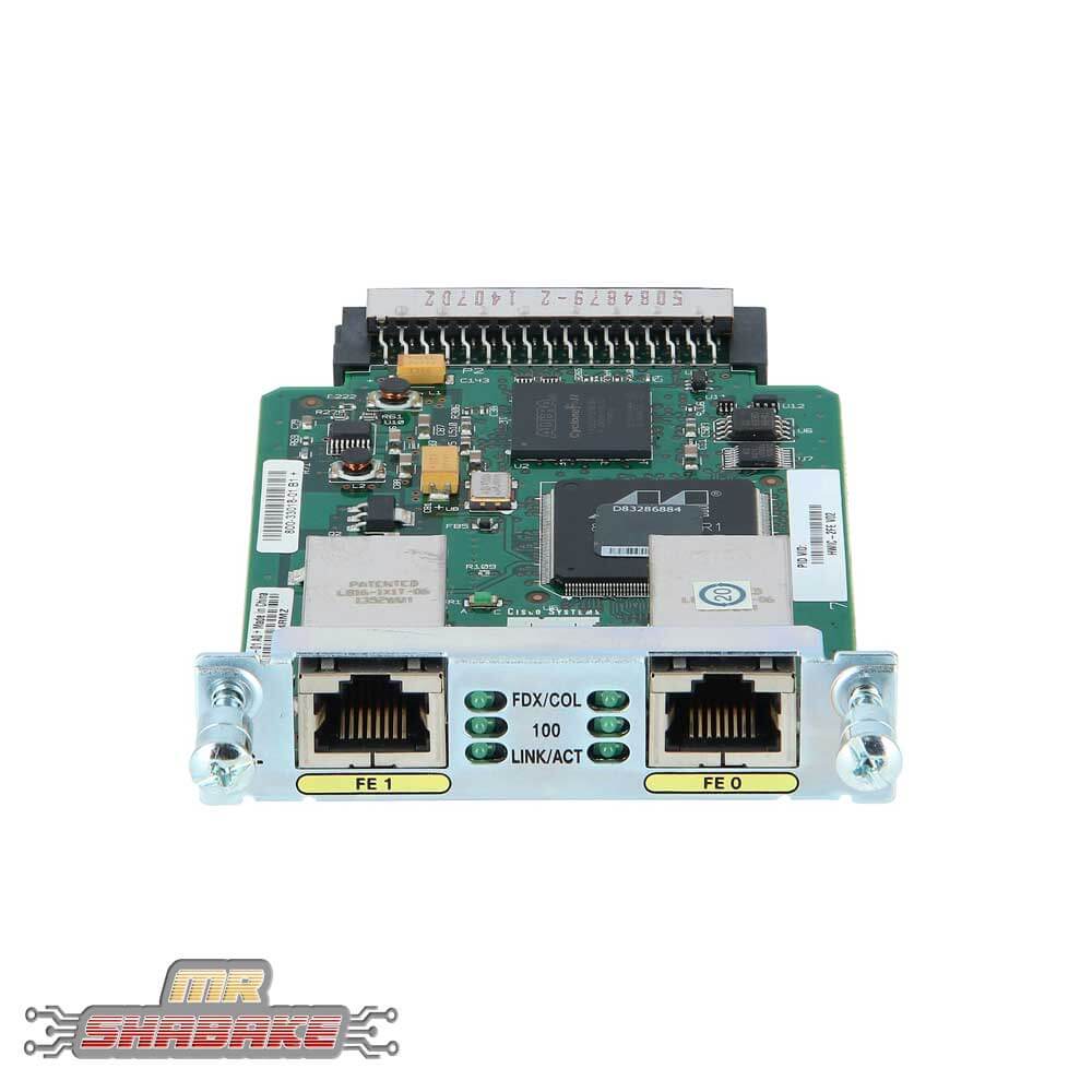 قیمت و خرید کارت ماژول سیسکو HWIC-2FE | مسترشبکه
