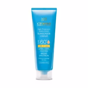 ضد آفتاب رنگی  SPF60  بژ طبیعی  پوست چرب سینره