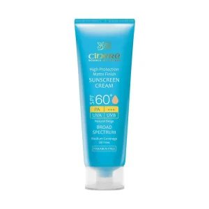 ضد آفتاب رنگی SPF60 بژ طبیعی پوست چرب سینره