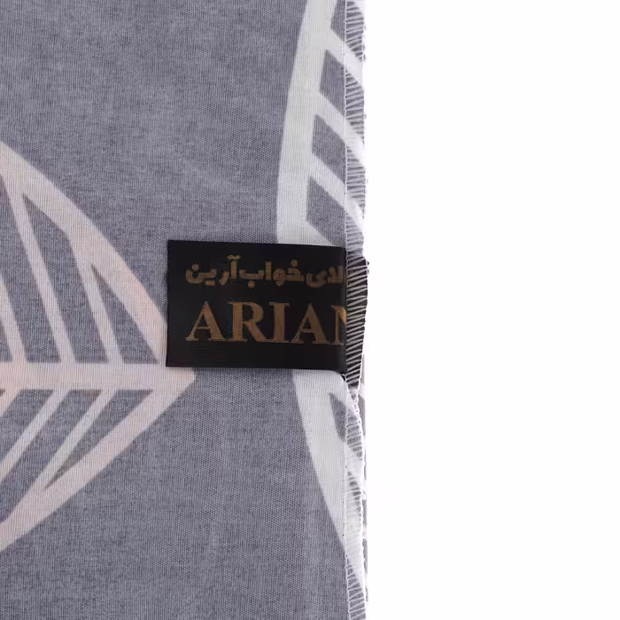 ملحفه تشک مهمان آرین مدل برگ یک نفره سایز 90x190 سانتی متر