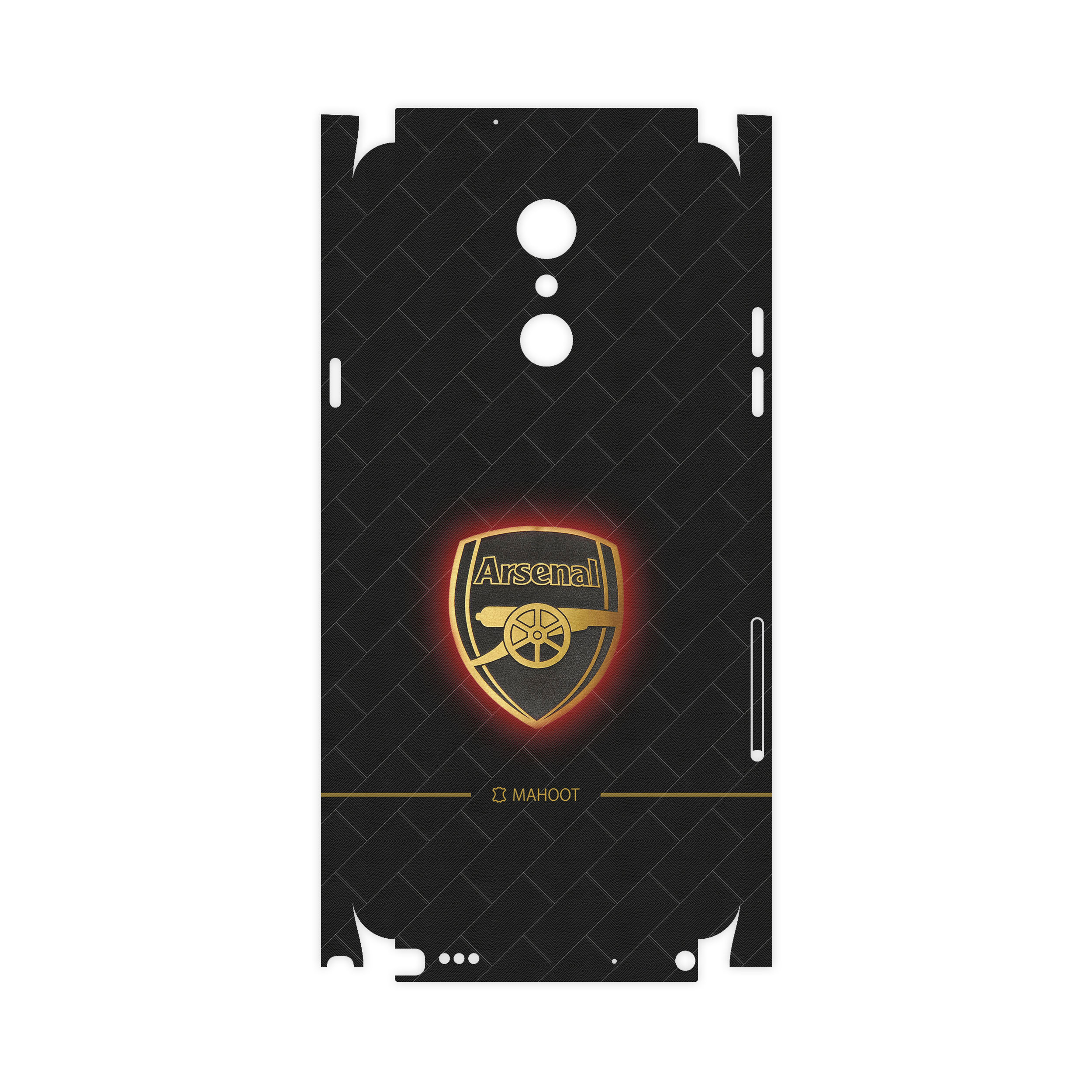 برچسب پوششی ماهوت مدل Arsenal-FC-FullSkin مناسب برای گوشی موبایل ال جی Q Stylus