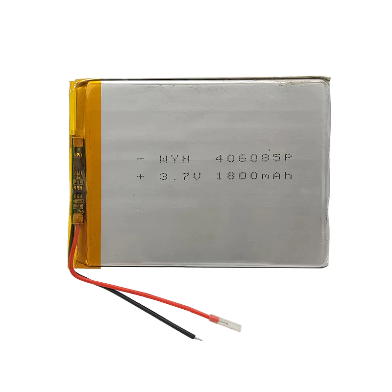 باتری لیتیوم پلیمر 3.7 ولت مدل 406085P ظرفیت 1800 میلی آمپر