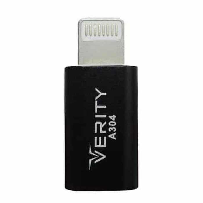 مبدل micro USB به لایتنینگ وریتی مدل A304