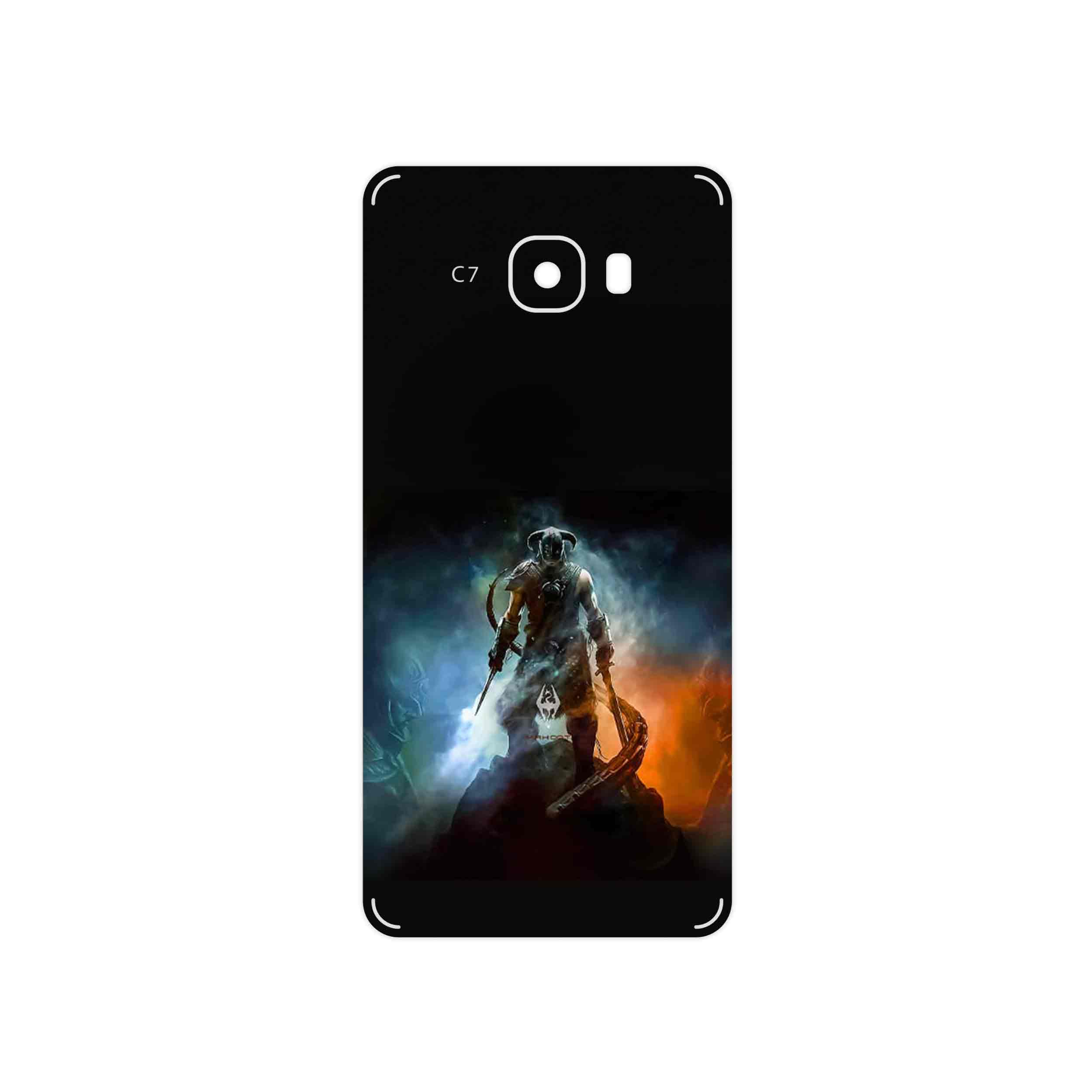 برچسب پوششی ماهوت مدل Skyrim Game Series مناسب برای گوشی موبایل سامسونگ Galaxy C7