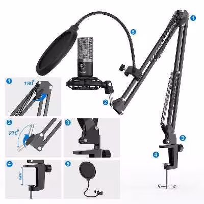 میکروفون کندانسر فای فاین مدل T670