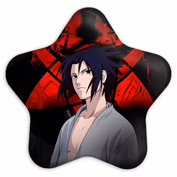 پیکسل خندالو طرح انیمه ناروتو شارینگان مدل ستاره ای کد 10574