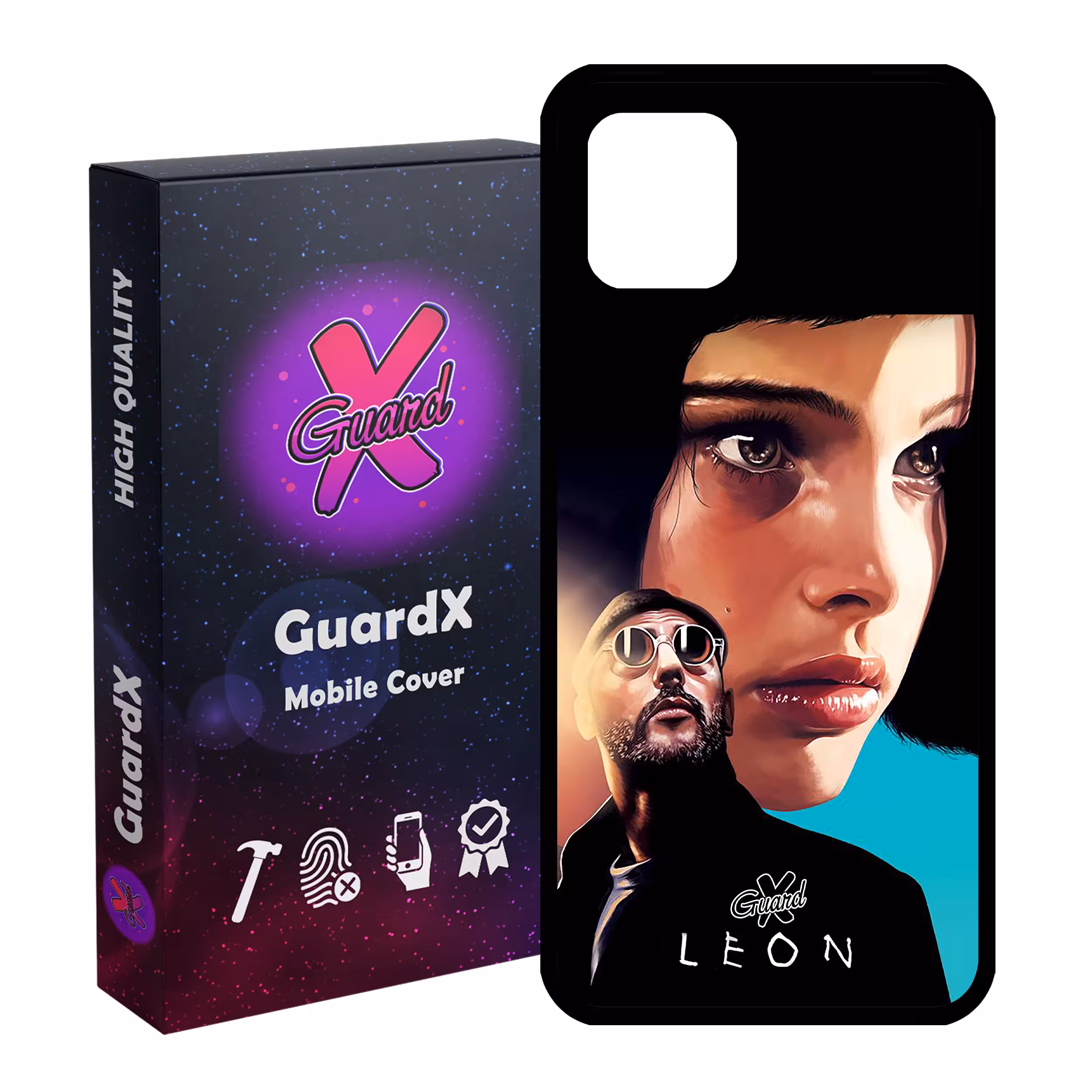 کاور گارد ایکس طرح Leon مدل Glass10322 مناسب برای گوشی موبایل سامسونگ Galaxy Note 10 Lite