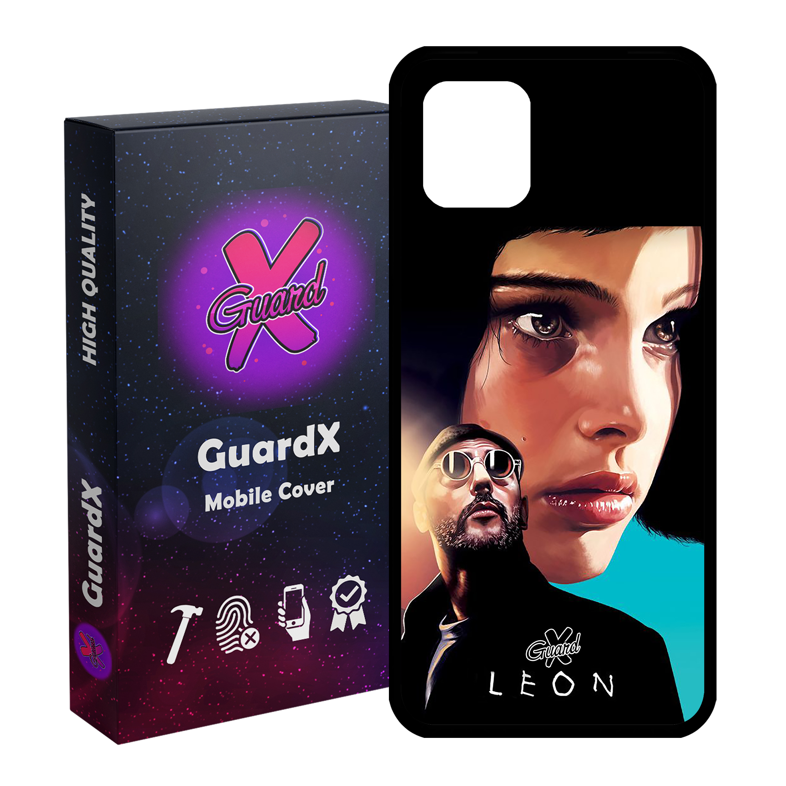 کاور گارد ایکس طرح Leon مدل Glass10322 مناسب برای گوشی موبایل سامسونگ Galaxy Note 10 Lite