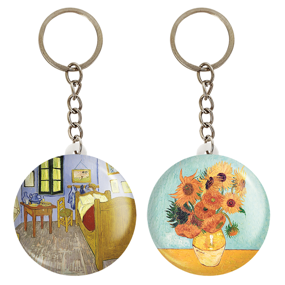 جاکلیدی خندالو مدل نقاشی ونگوگ کد 37293730 مجموعه 2 عددی